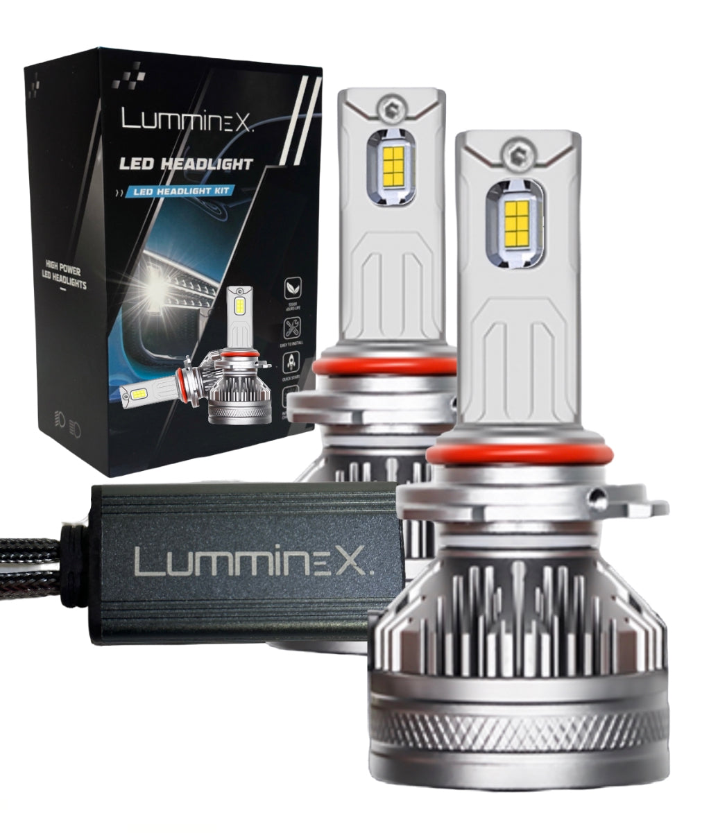 9006/HB4/9012, LX-I40 Lumminex led Headlight/Foglight, 6k white, 200 watt, 40000 lumens, for car or truck, plug and play, ip68 waterproof. Pack includes 2x bulbs.